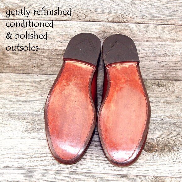 Allen Edmonds WOODSTOCK Loafer 10 EEE Wide Chestnut * add $15 new Cedar Trees main image 13